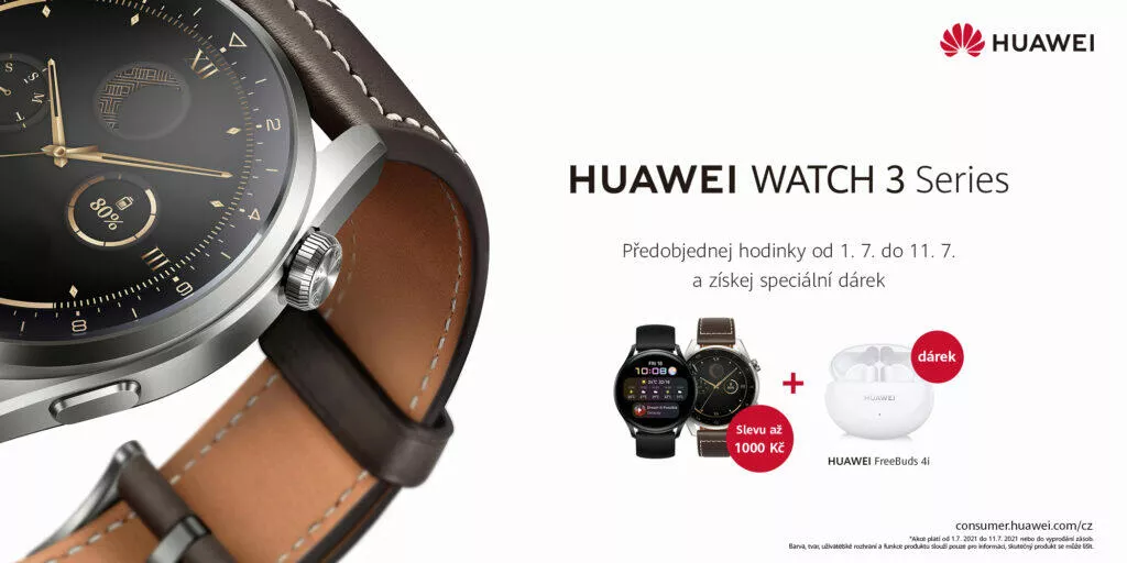 Huawei Watch 3 předprodej ČR česká cena dárek