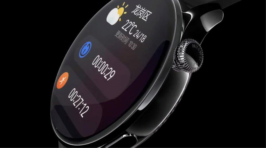 Huawei Watch 3 specifikace cena horní tlačítko design