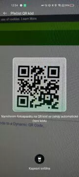 jak naskenovat qr kód android