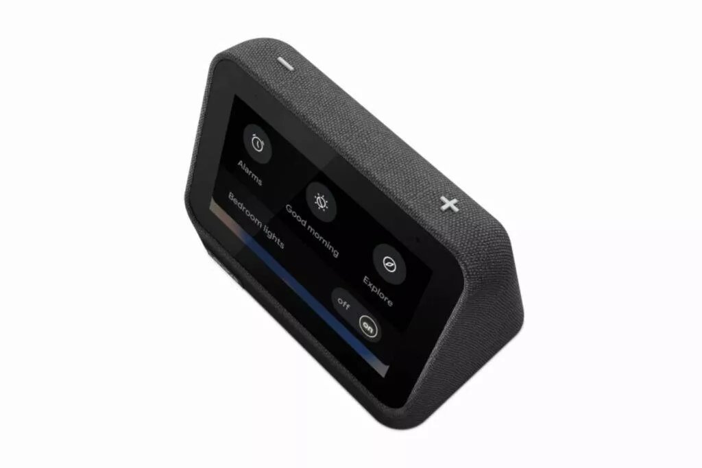 Lenovo Smart Clock 2 černá displej ovládání