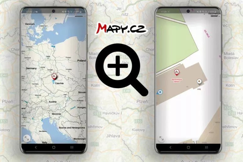 Mapy.cz další úroveň přiblížení Mapy.cz další úroveň přiblížení