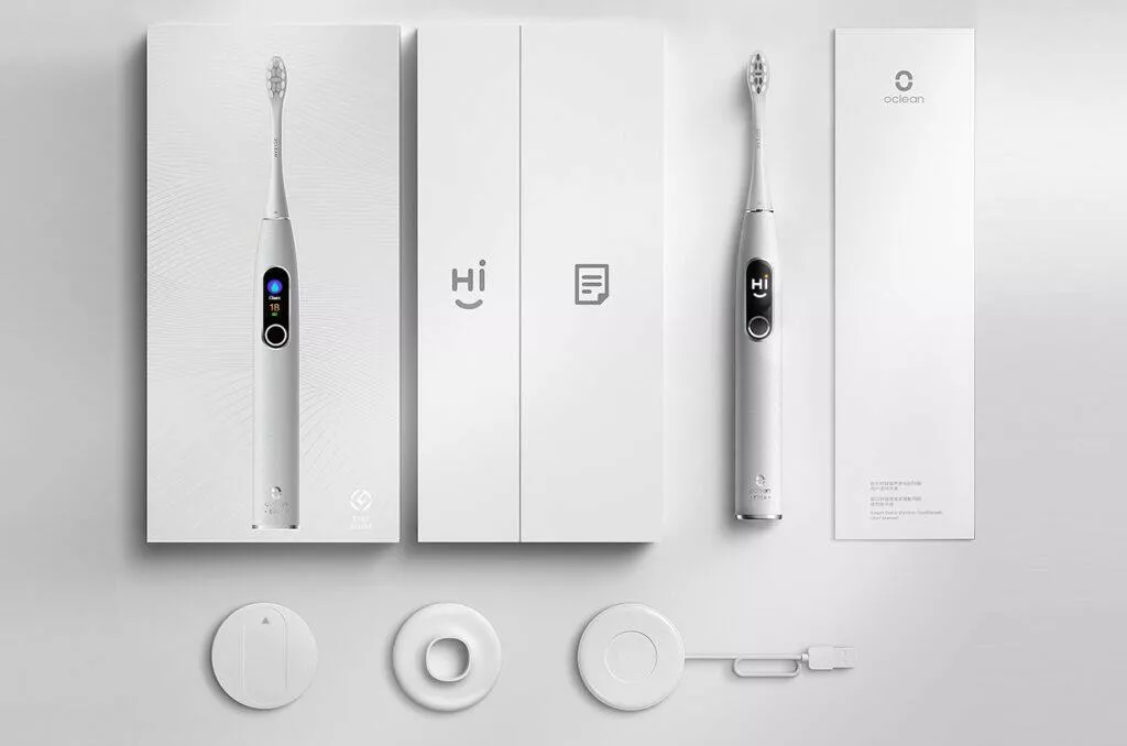 package contents xiaomi oclean x for elite