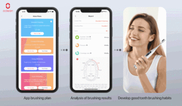Oclean elektrický zubní kartáček aplikace apps