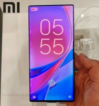 Reálné fotky Xiaomi Mi Mix 4 miui 13 fotoaparát pod displejem