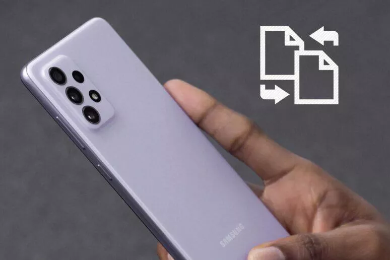 Samsung MTA přenos souborů Quick Share Samsung MTA přenos souborů Quick Share