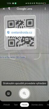 skenování qr kódu android