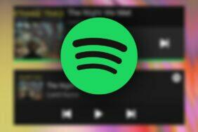 Spotify widget redesign