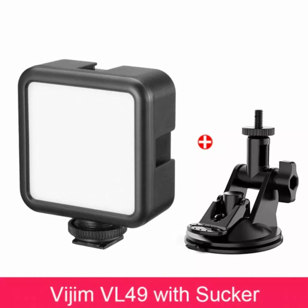 Ulanzi VL49 6W Mini LED světlo pro fotografy kameramany přísavka
