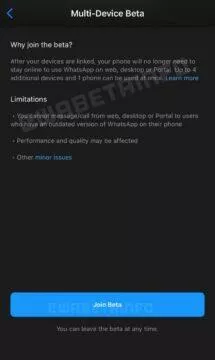 WhatsApp na dvou mobilech omezení informace