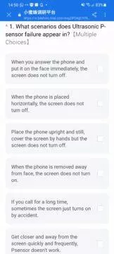 Xiaomi a POCO telefony zhasínání displeje proximity senzor dotazník kdy se to stává