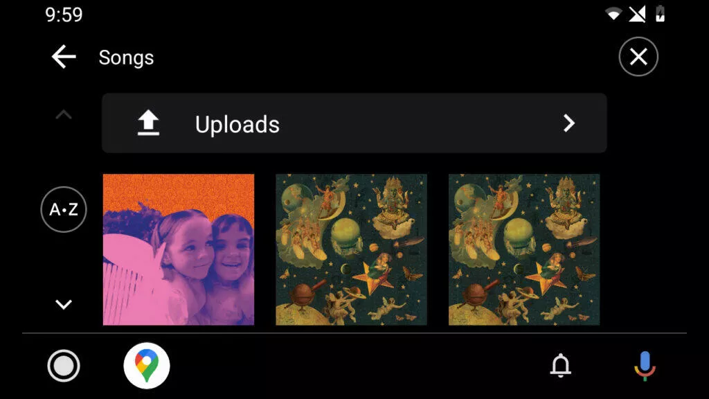 YouTube Music staré rozhraní v Android Auto