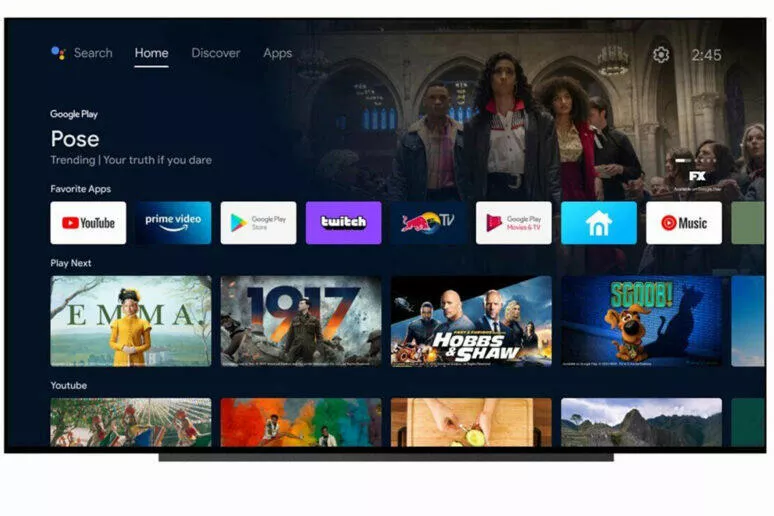Změna účtu u Google TV Změna účtu u Google TV