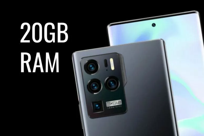20GB RAM operační paměti ZTE 20GB RAM operační paměti ZTE