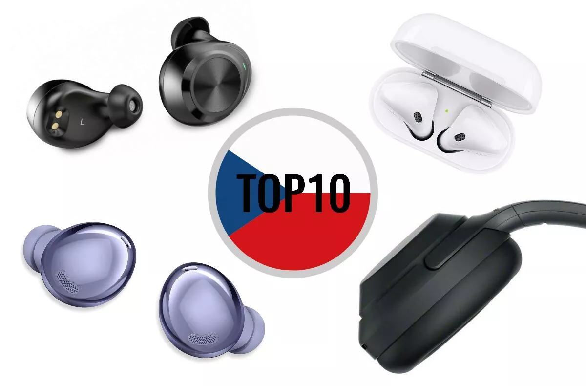 bezdrátová Bluetooth sluchátka TOP 10 ČR