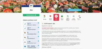 Covid report přehled očkování Zlín