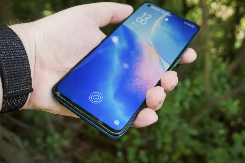 ctecka otisku prstu oppo reno5 5g