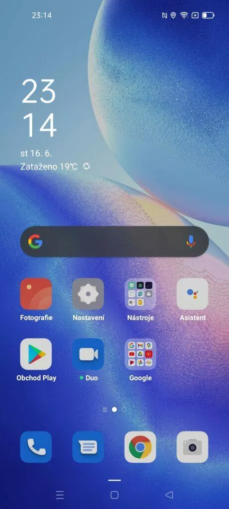 defaultni domovska obrazovka oppo reno5 5g