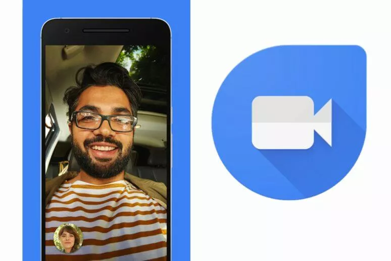 Google Duo nové tlačítko Google Duo nové tlačítko