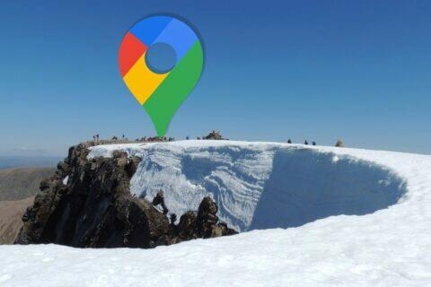 Google Mapy horské túry