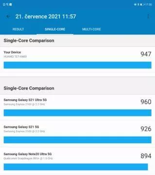 huawei mate x2 geekbench