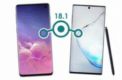 LineageOS 18.1 Samsung Galaxy Note10 S10