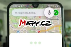 Mapy.cz hlasové vyhledávání příkazy