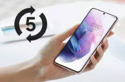 pětiletá podpora telefony tablety Samsung