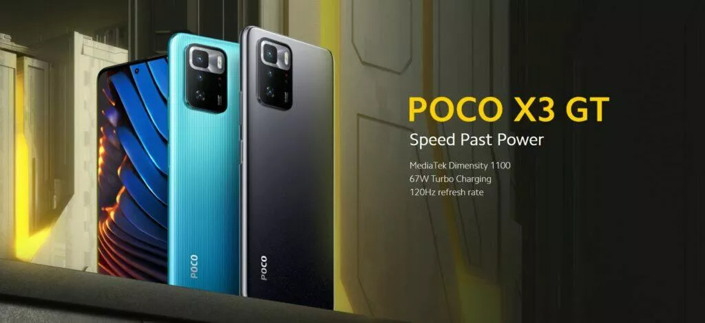 POCO X3 GT global price banner