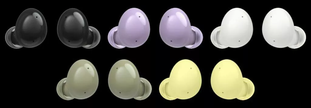 Samsung Galaxy Buds2 barvy