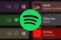 Spotify aplikace spodní menu redesign