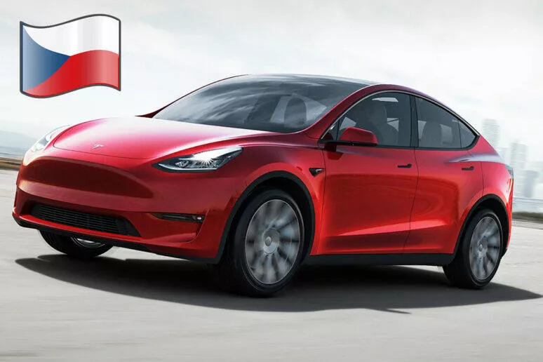 tesla model y česká republika česko