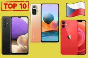 top 10 nejprodávanějších telefonů v čr