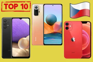top 10 nejprodávanějších telefonů v čr