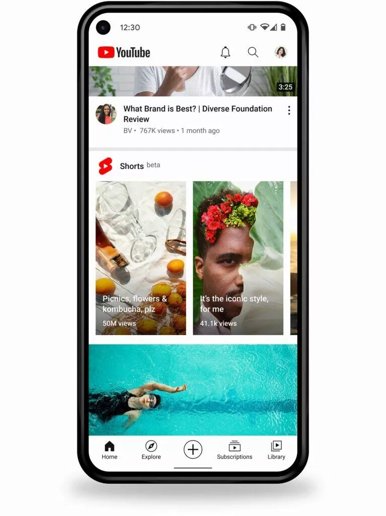 youtube shorts cr screen