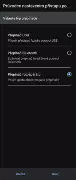 Android ovládání gesta obličejem nastavení 5