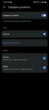 aplikace Huawei AI Life 4 vylepšení poslechu