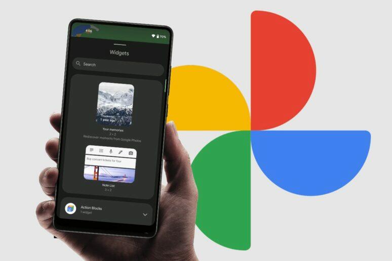 Fotky Google nový widget aplikace