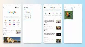 Google Chrome kanál Objevit hlavní karta testování