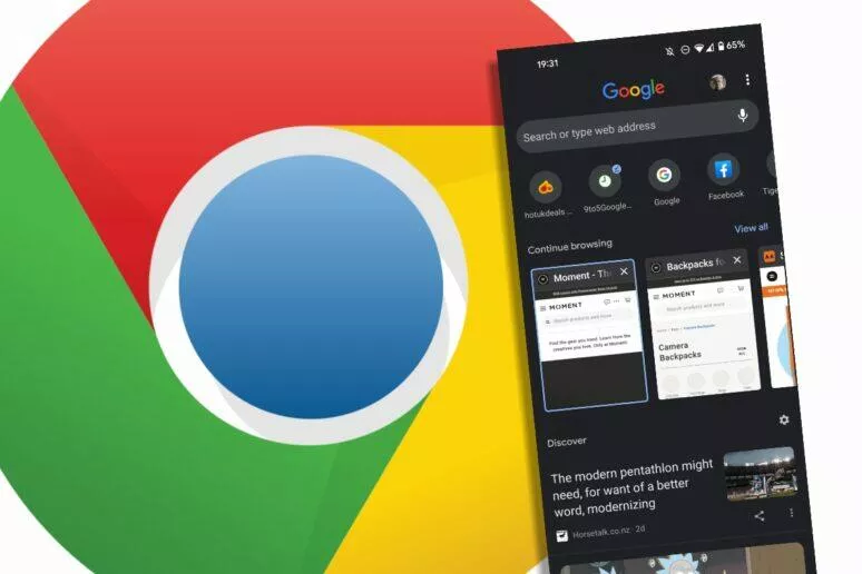 Google Chrome karty otevírání změna flags