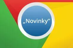 Google Chrome Novinky karta