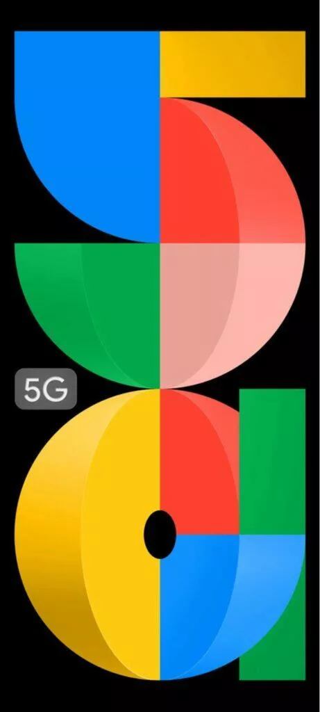 Google Pixel 5a tapety barevná
