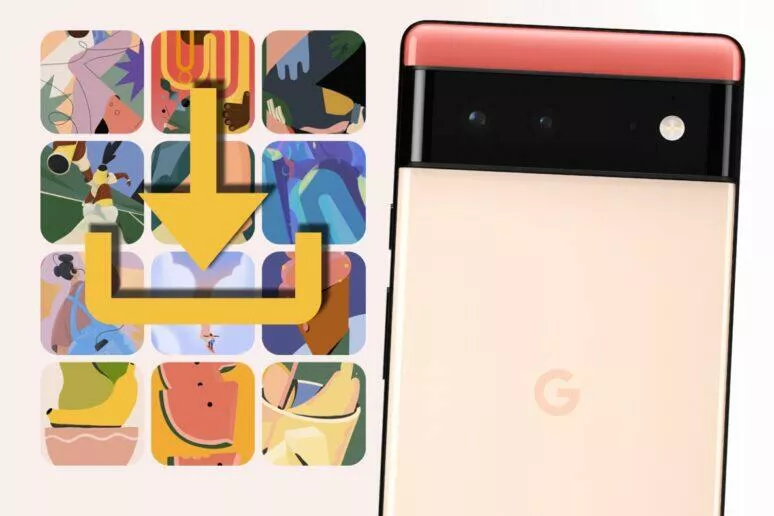Google Pixel 6 tapety ke stažení Google Pixel 6 tapety ke stažení