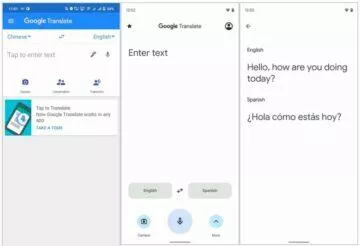 Google Translator redesign demo