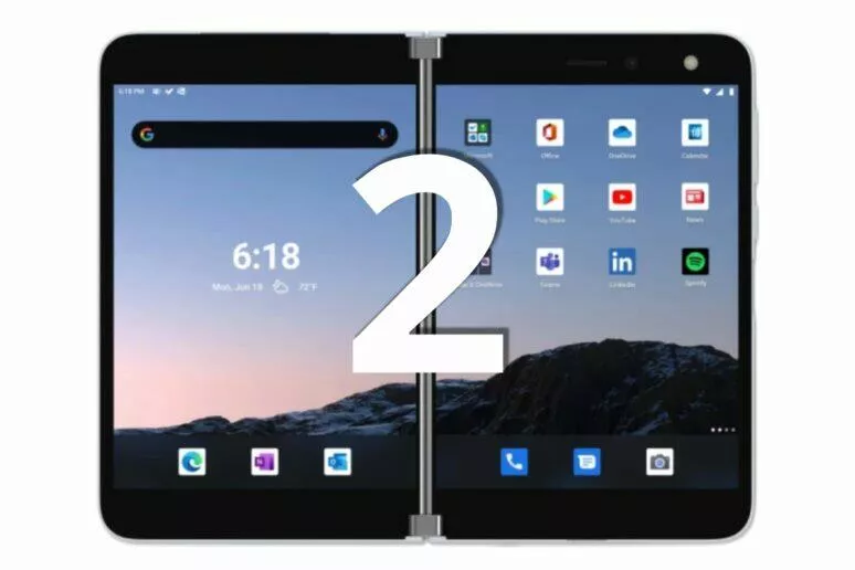 Microsoft Surface Duo 2 první parametry