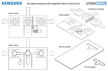 Samsung patent pohyblivé foťáky variabilní clona animace