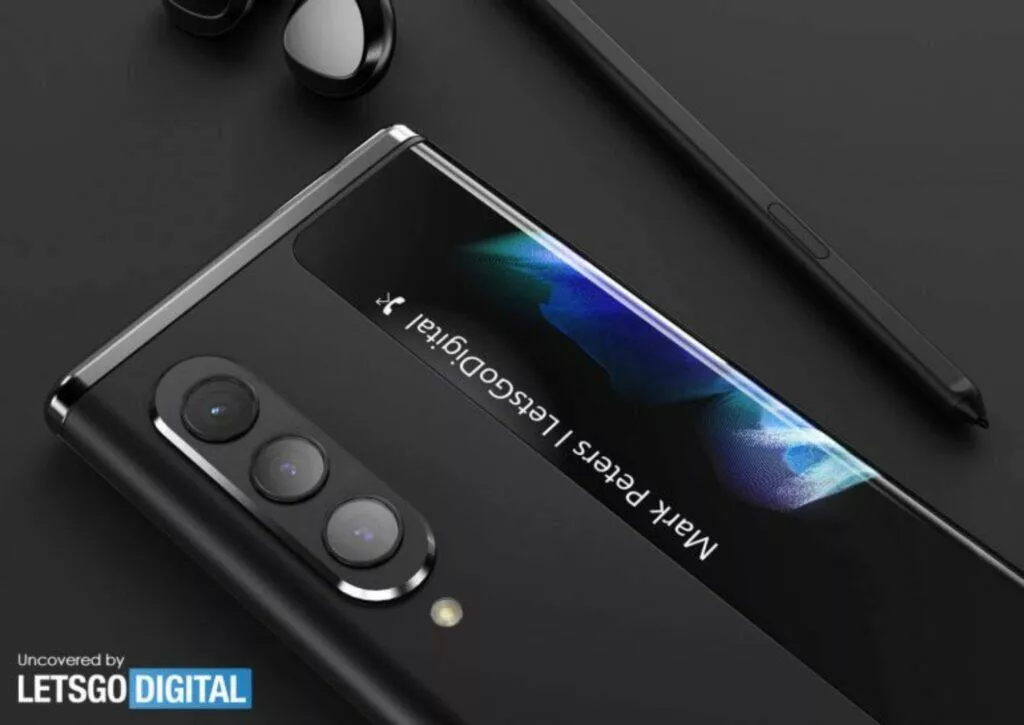 Samsung rolovací telefon patent fotoaparáty
