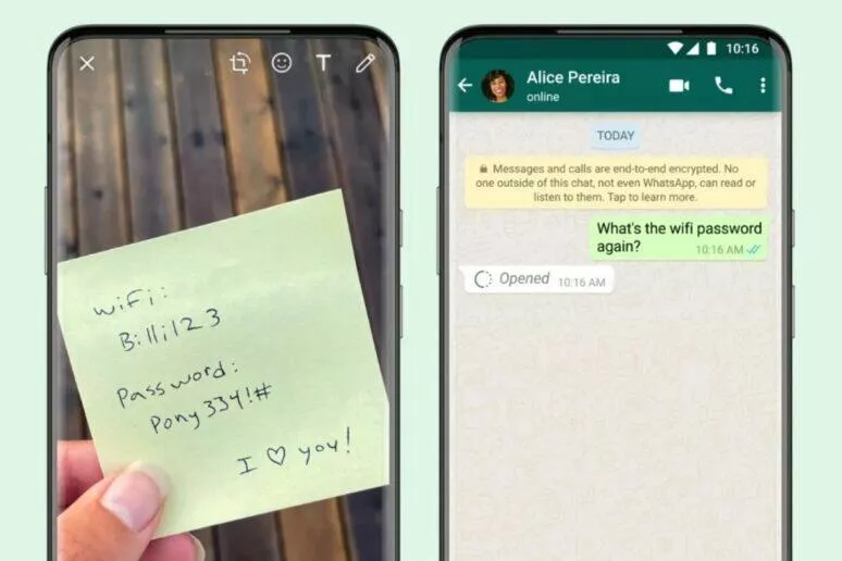 WhatsApp aplikace jednorázové zobrazení fotek a videí WhatsApp aplikace jednorázové zobrazení fotek a videí
