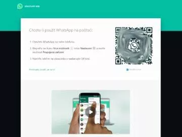 WhatsApp Web QR kód