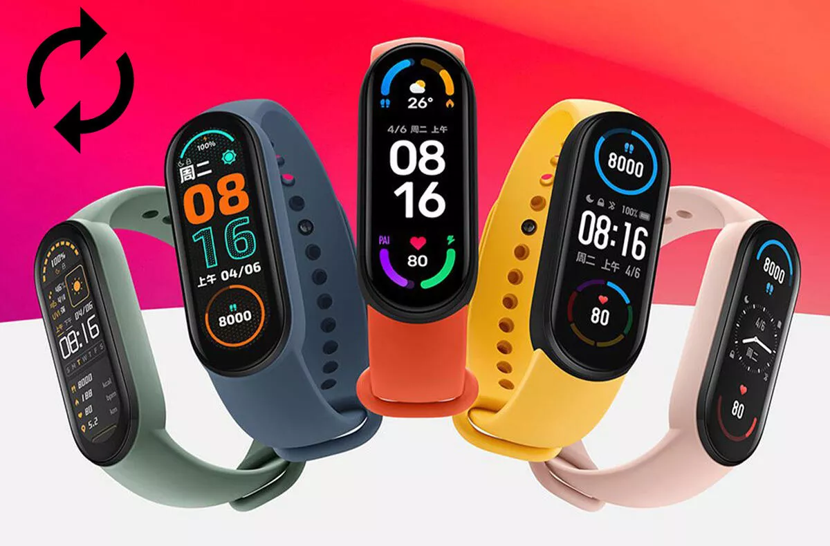 Xiaomi Mi Band 6 svítilna aktualizace čr cz