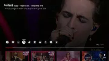 YouTube Android TV nový vzhled stará verze